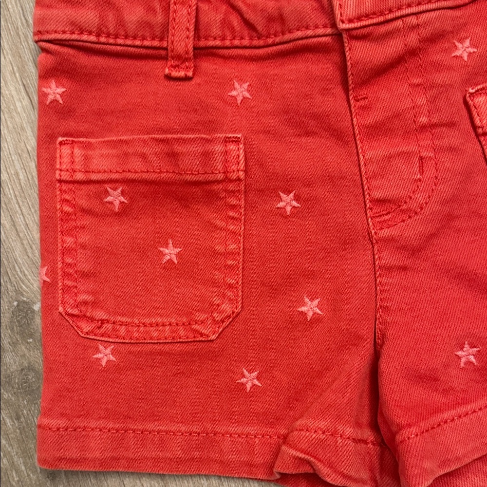 Cat & Jack Red Star Patterned Shorts - Picture 2 of 5